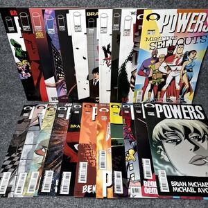 Powers 15-37 Set Brian M Bendis Image Comics (2001) NM 1st Print Lot of 22 Comic